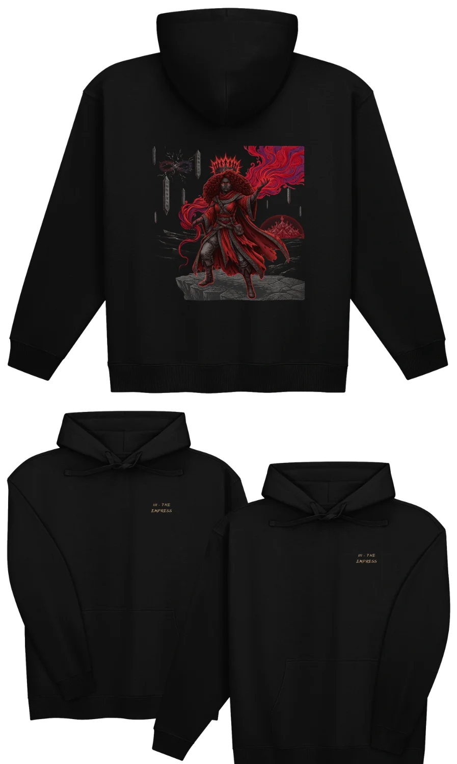 III - THE EMPRESS Organic Hoodie product image (1)