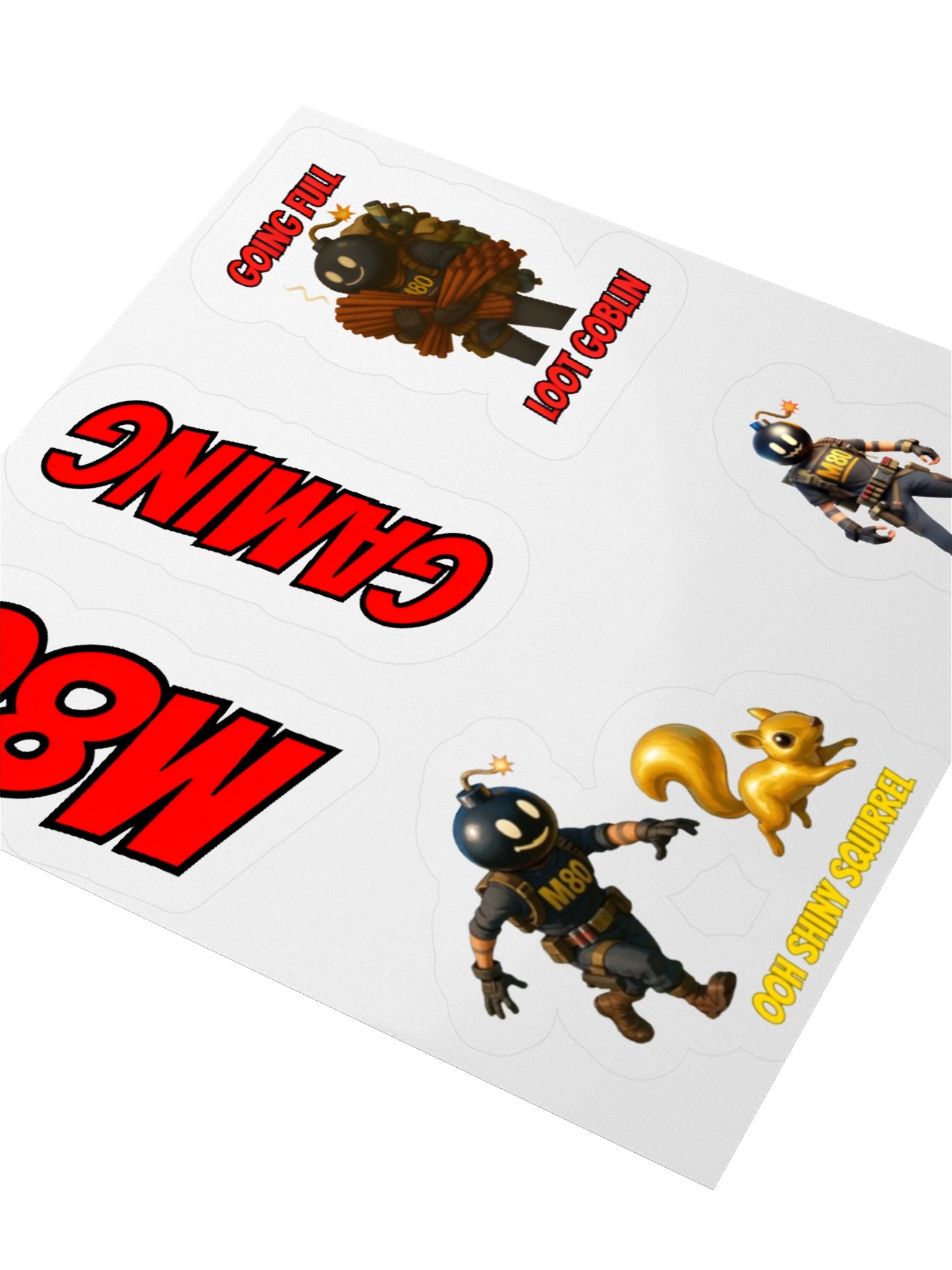 M80 gaming sticker sheet product image (3)