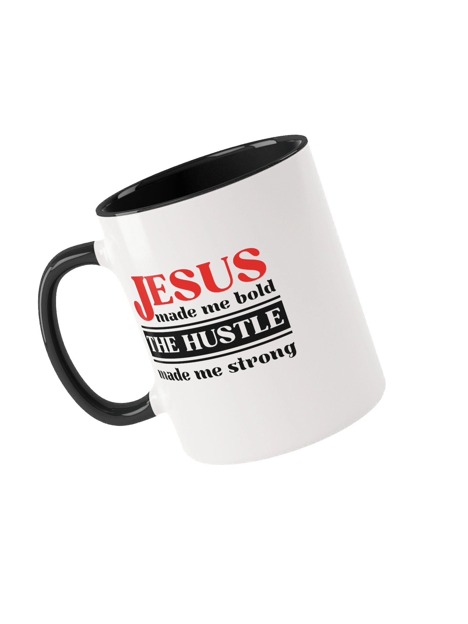 Jesus Made Me Bold The Hustle Made Me Strong Christian Mug | Faith & Hustle Coffee Cup | Motivational Christian Gift product image (6)