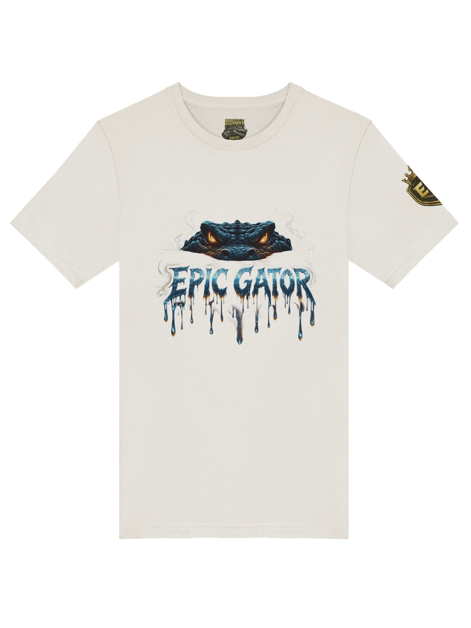 EPIC GATOR Drip T-Shirt – Premium Bella Canvas 3001 Airlume Cotton | Streetwear Graphic Tee | Unisex EGTV Apparel product image (10)