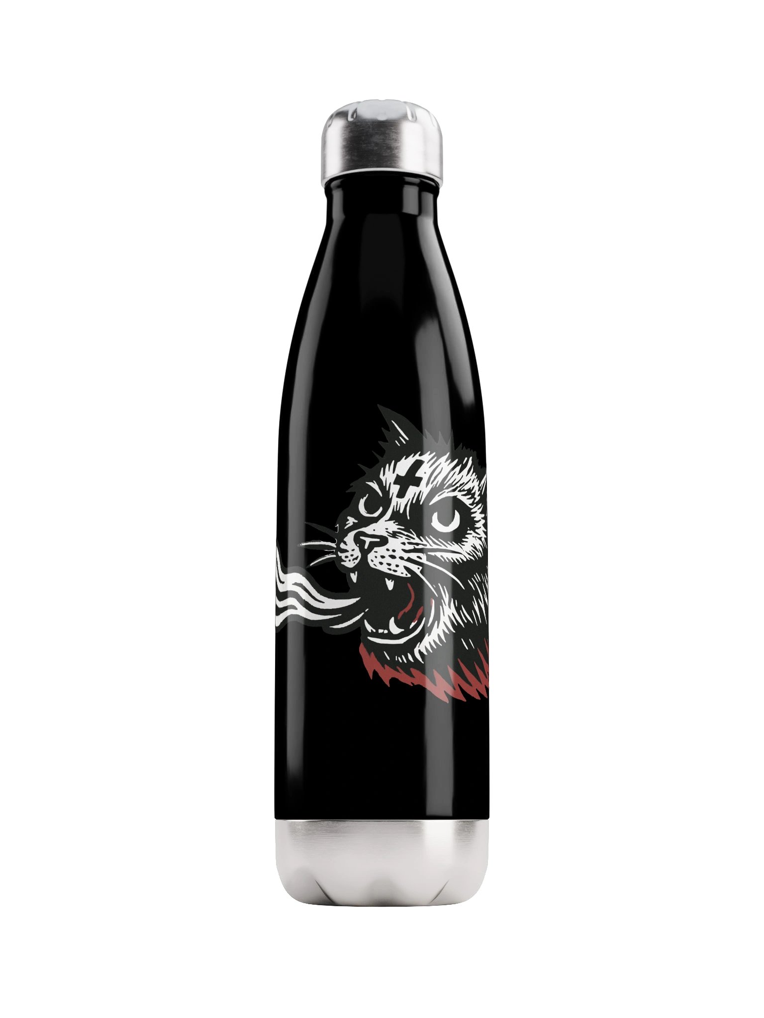 FLAME CAT STAINLESS STEEL WATER BOTTLE product image (1)