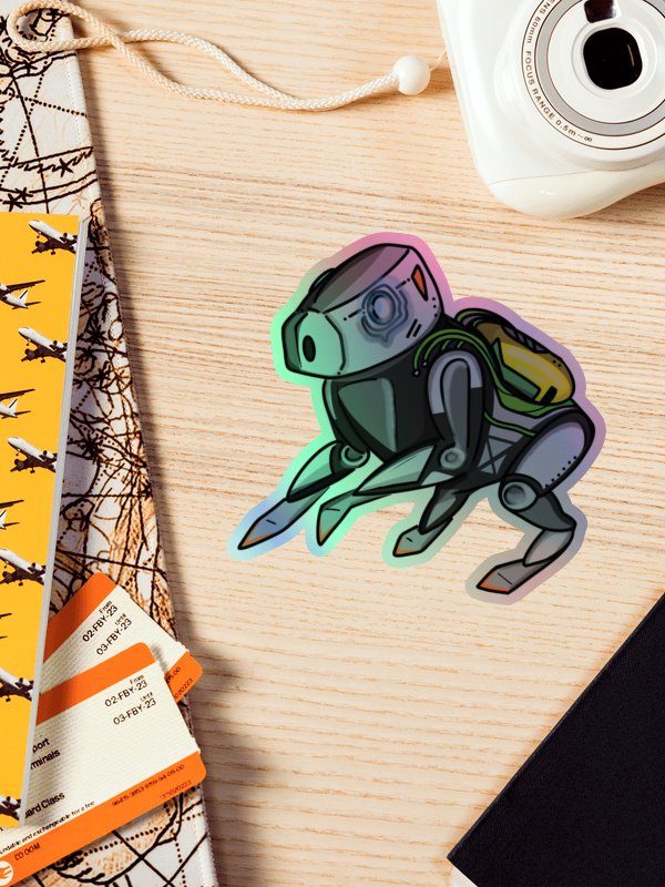 Robo Capy Holo Sticker product image (2)