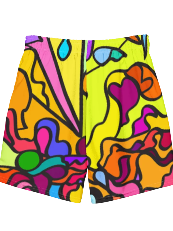 Vibrant Swirls All-Over Swim Trunks - Wave at Sunset product image (7)