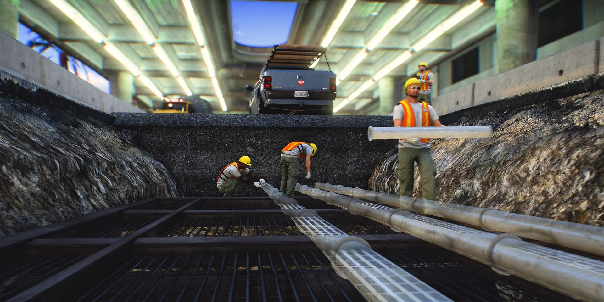 Multiplayer Builder Job Script (Custom-Built Vehicle & Map 12 Diffirent Mission) [ QB / ESX / QBOX ] product image (1)
