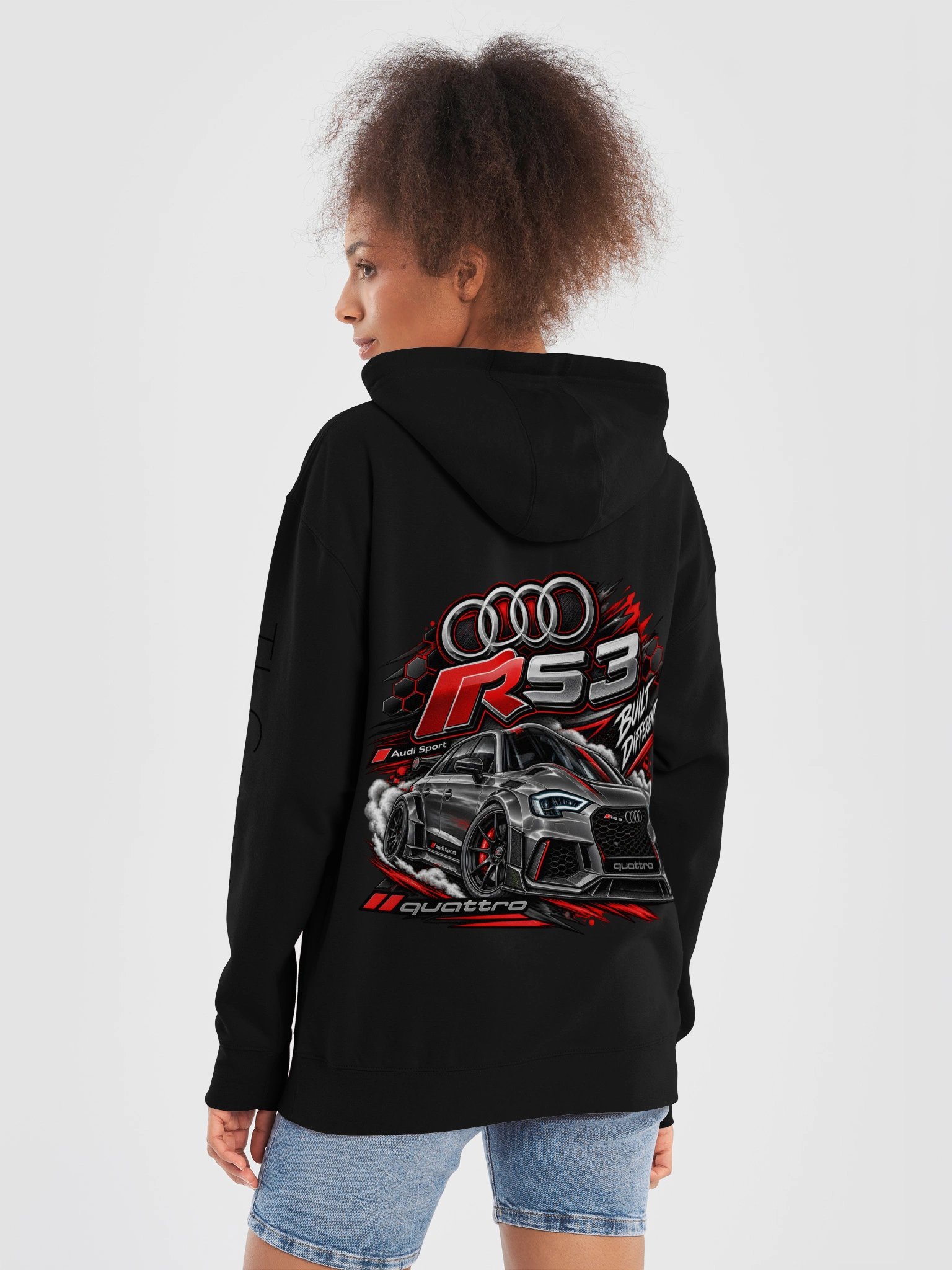 Audi RS3 Built Different Hoodie product image (1)