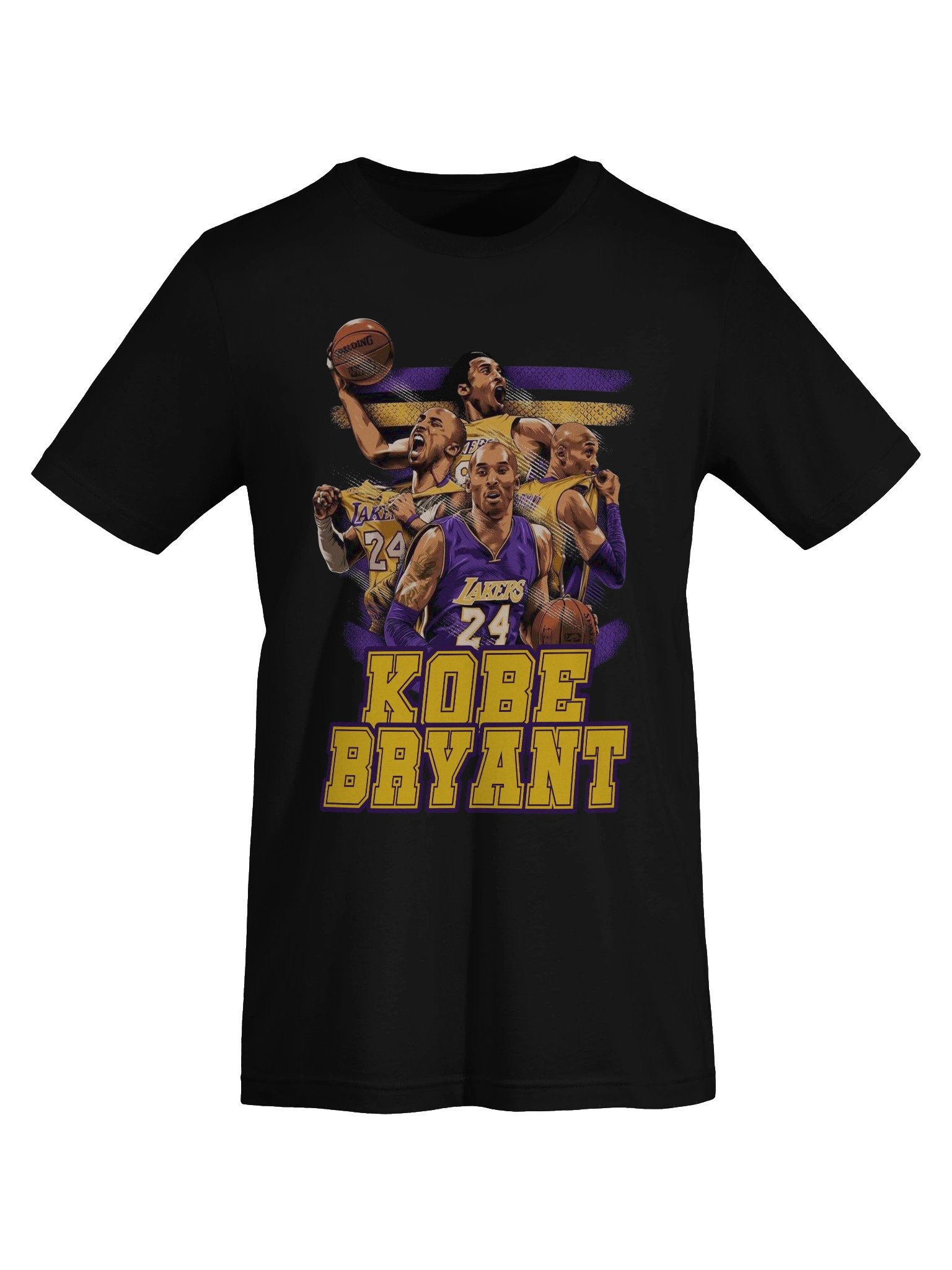 Kobe Bryant Action Poses Lakers T-Shirt - Unisex T-Shirt – Premium Printed T-Shirt for Everyday Casual & Streetwear product image (7)