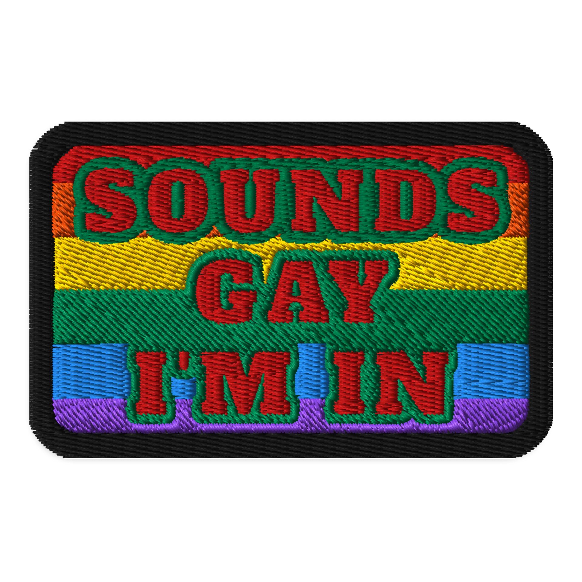 LOVA - Sounds Gay Patch product image (1)