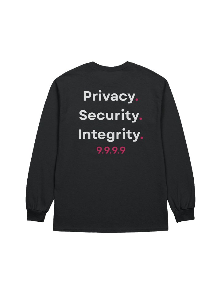 "Privacy. Security. Integrity." Long Sleeve Shirt product image (2)