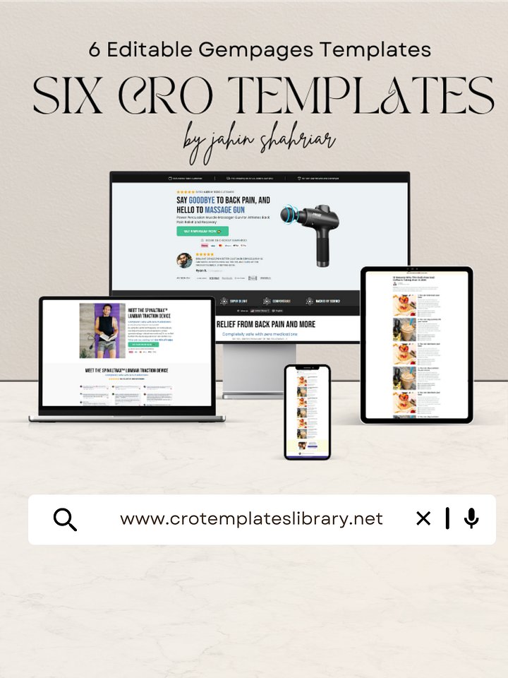 6 Conversion Optimized Gempages Templates product image (1)