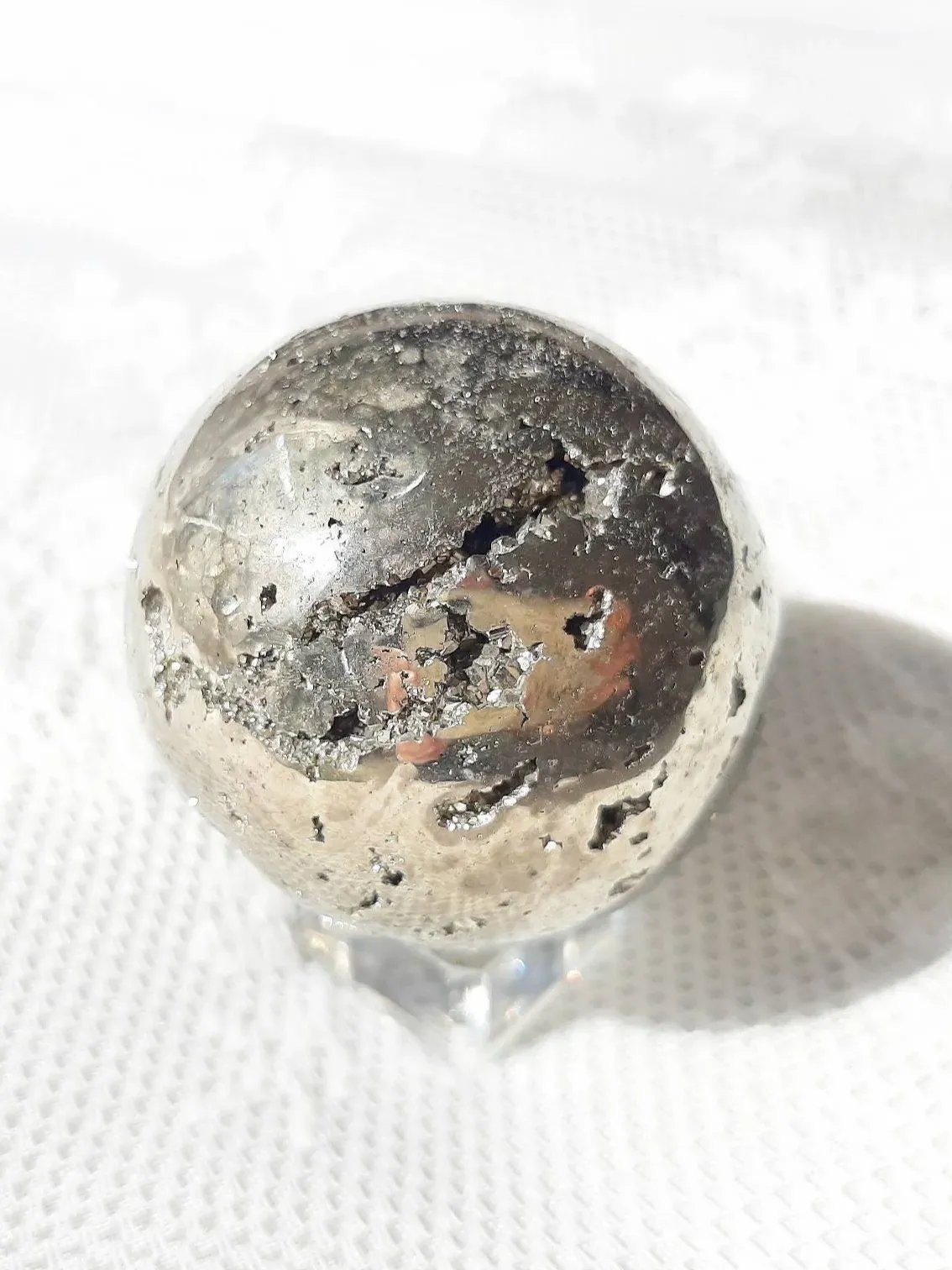 Polished pyrite sphere product image (4)