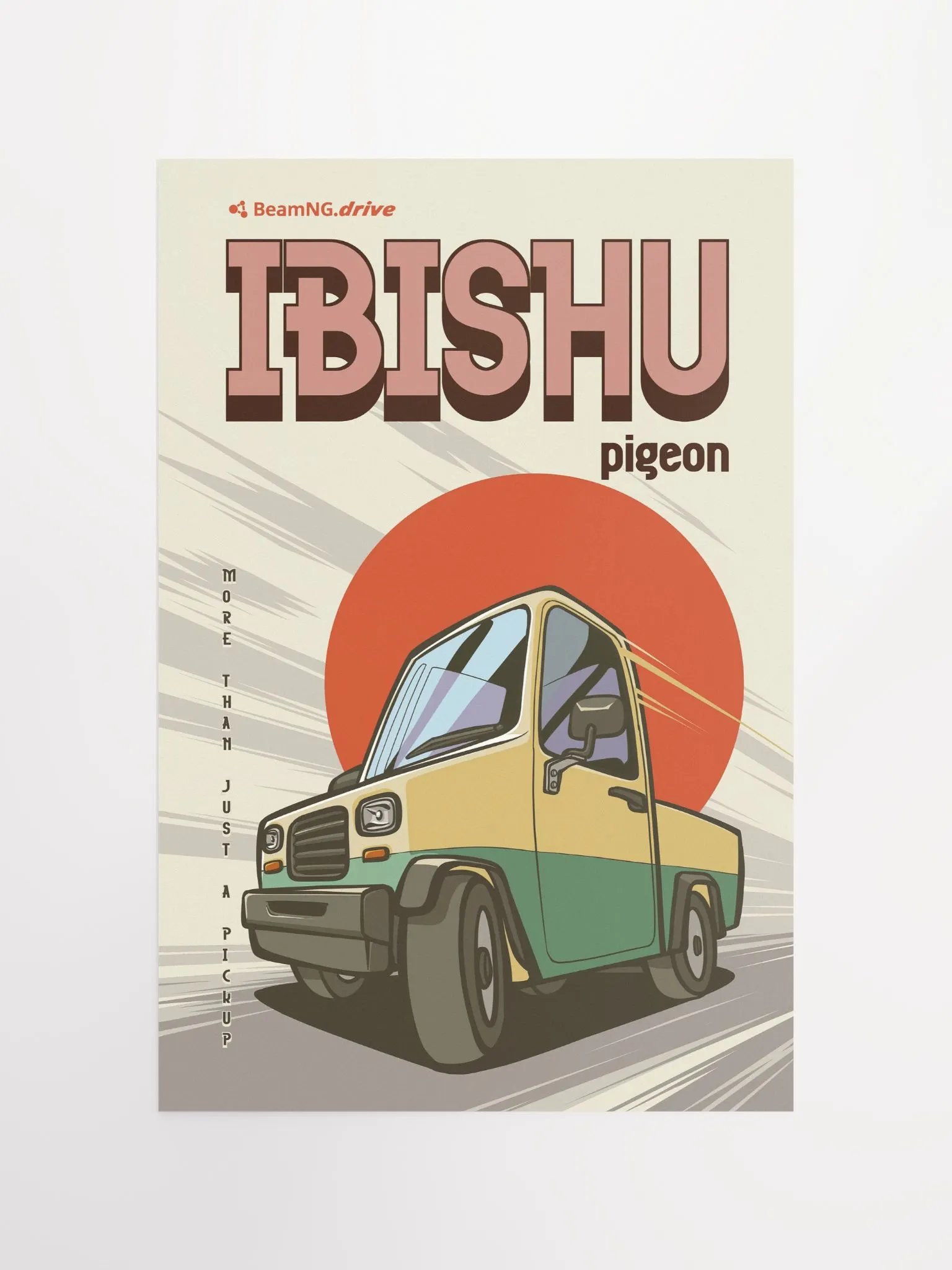 Ibishu Pigeon Stylized Poster product image (2)