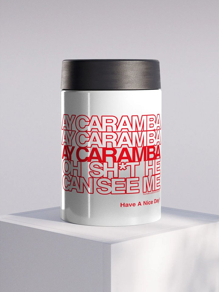 Ay Caramba Stainless Steel Koozie product image (2)