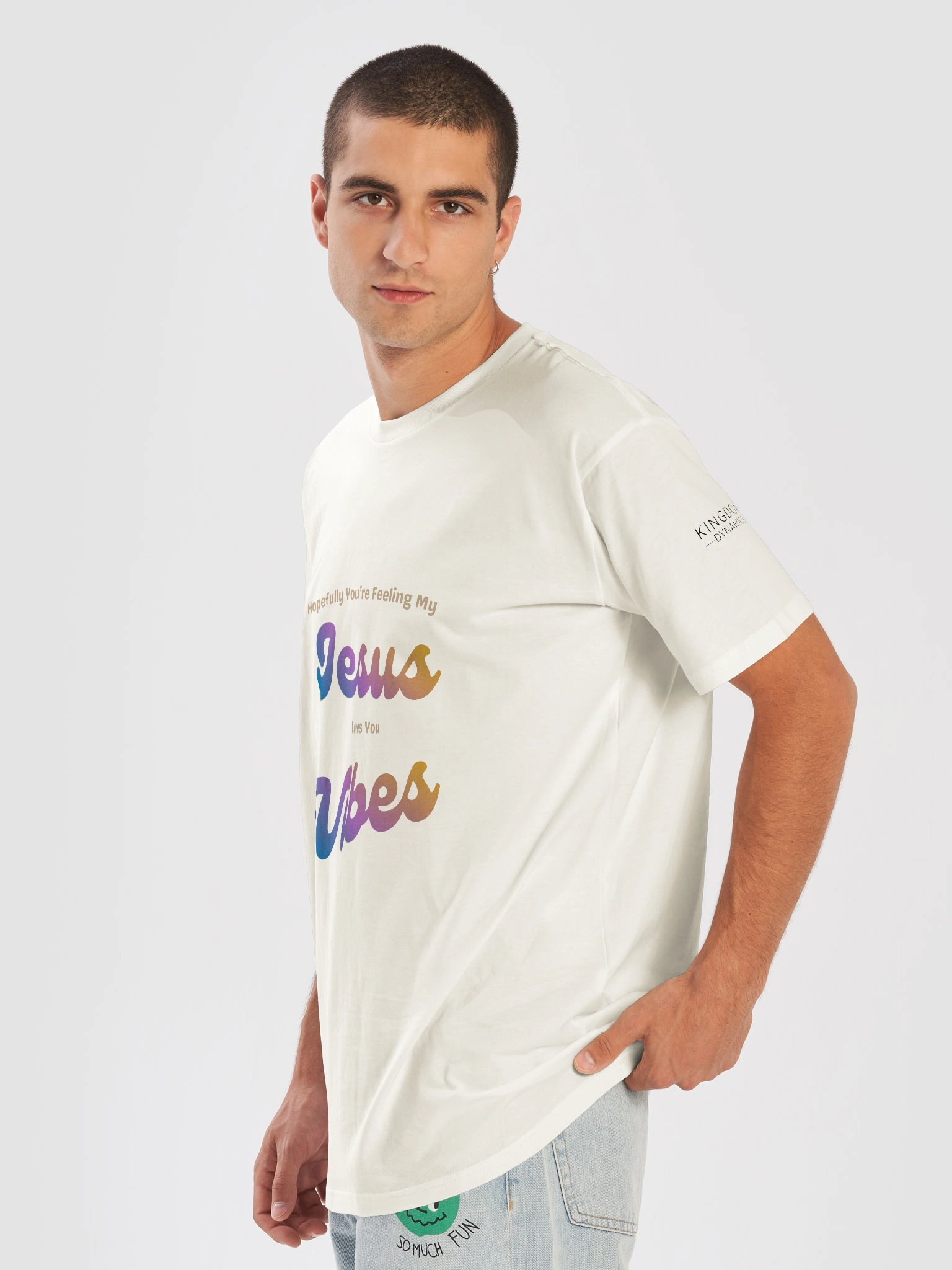 Jesus Vibes Signature Tee – Light product image (7)