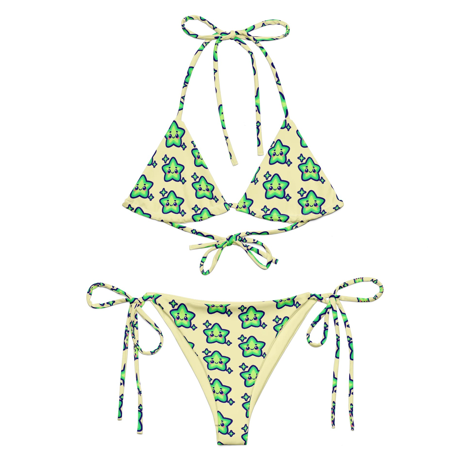 Lovely Streamer Pattern Bikini Set product image (2)