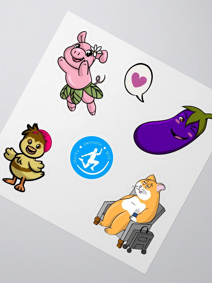 Dorky 6-Sticker Collection product image (2)