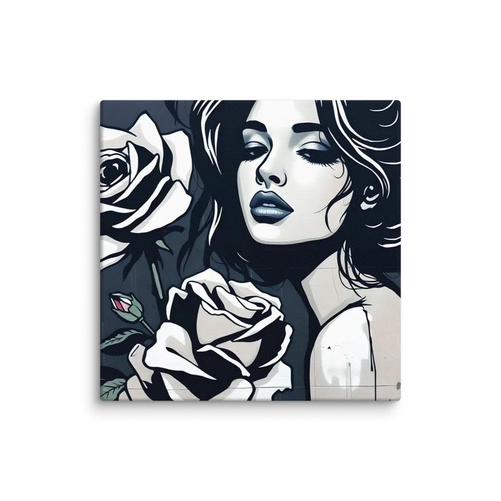 Monochrome Rose Muse Canvas product image (6)