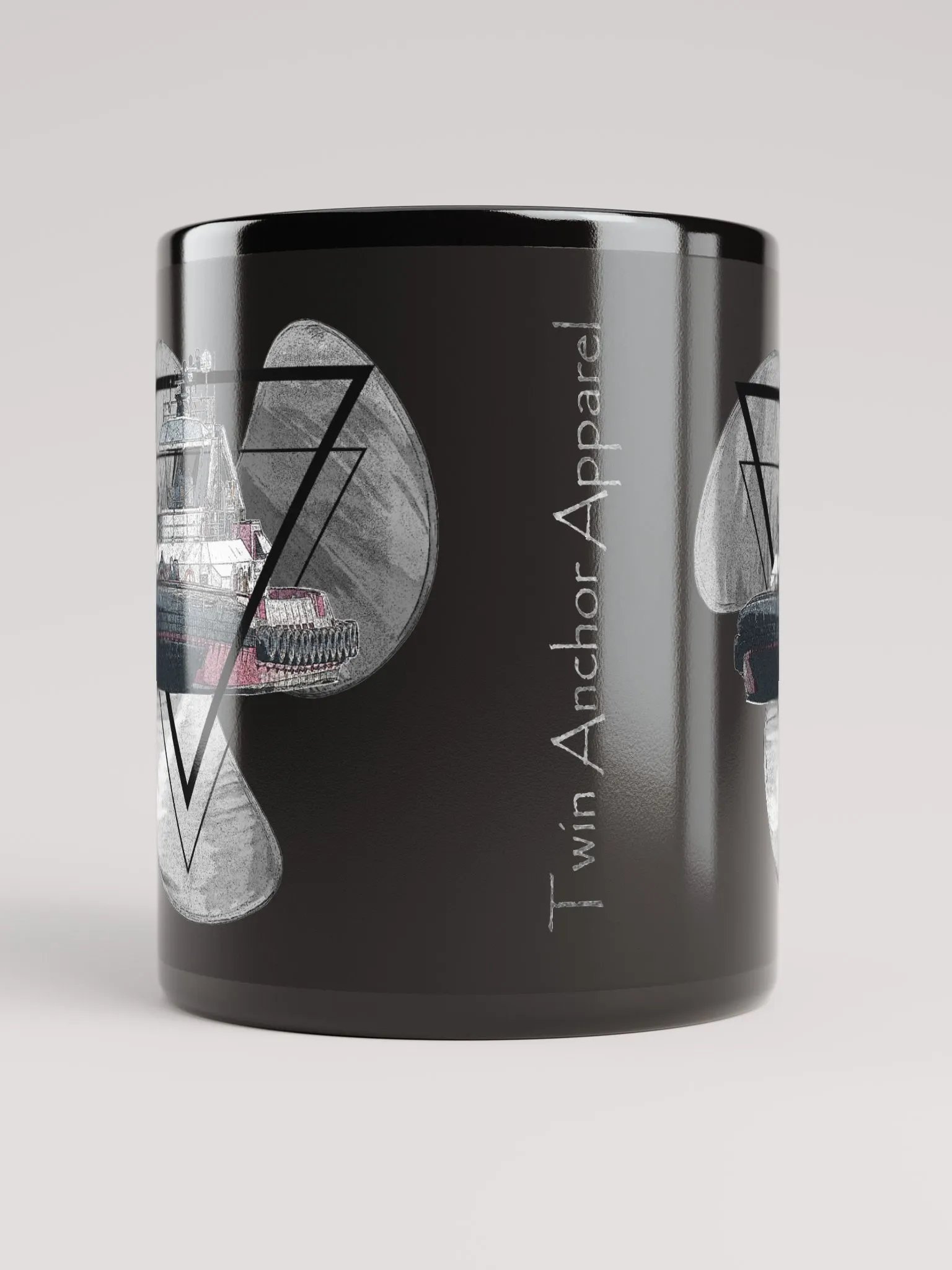Three blade prop triangle Athena tug Mug 11oz & 15oz product image (5)