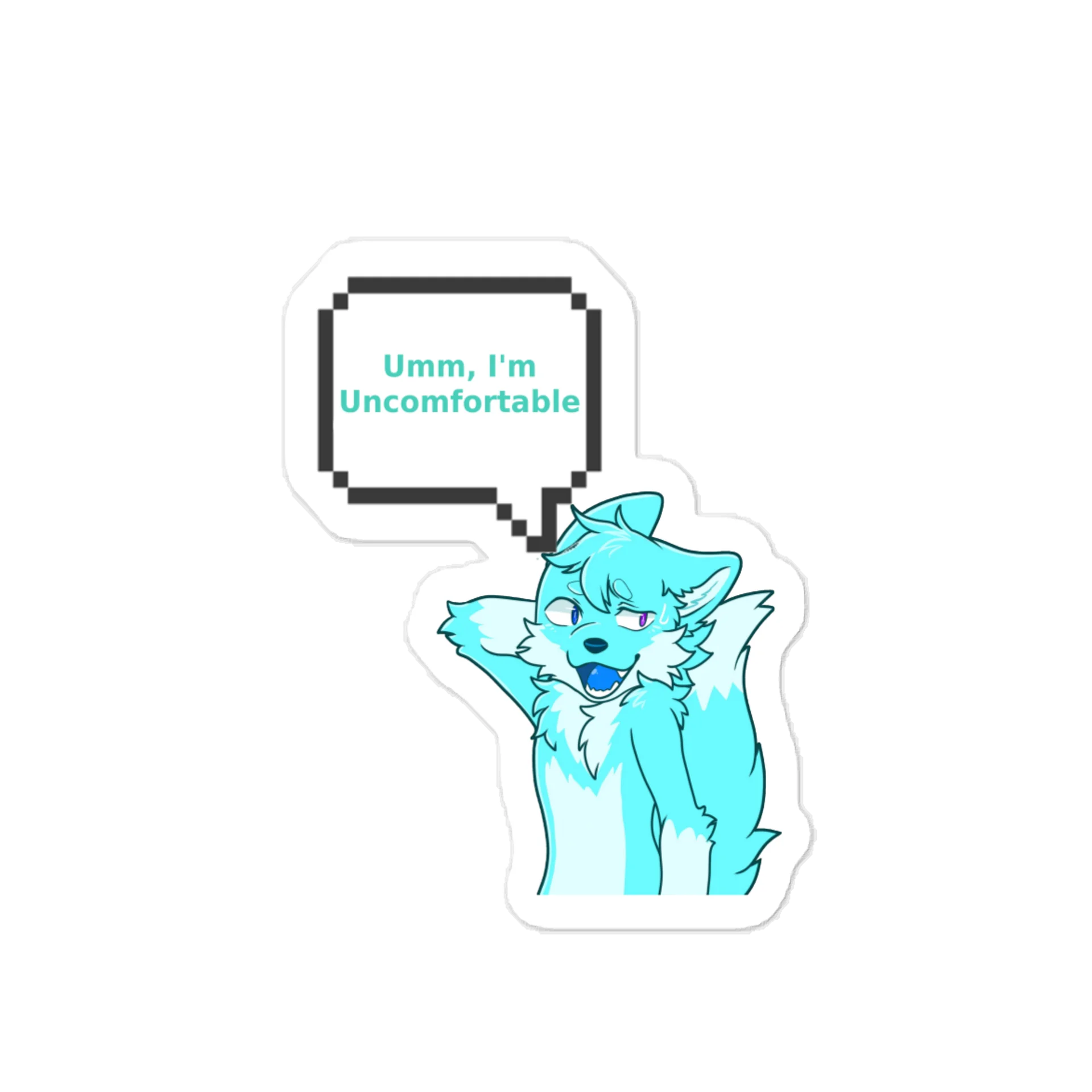 Vynal "Umm, I'm uncomfortable" Sticker product image (1)
