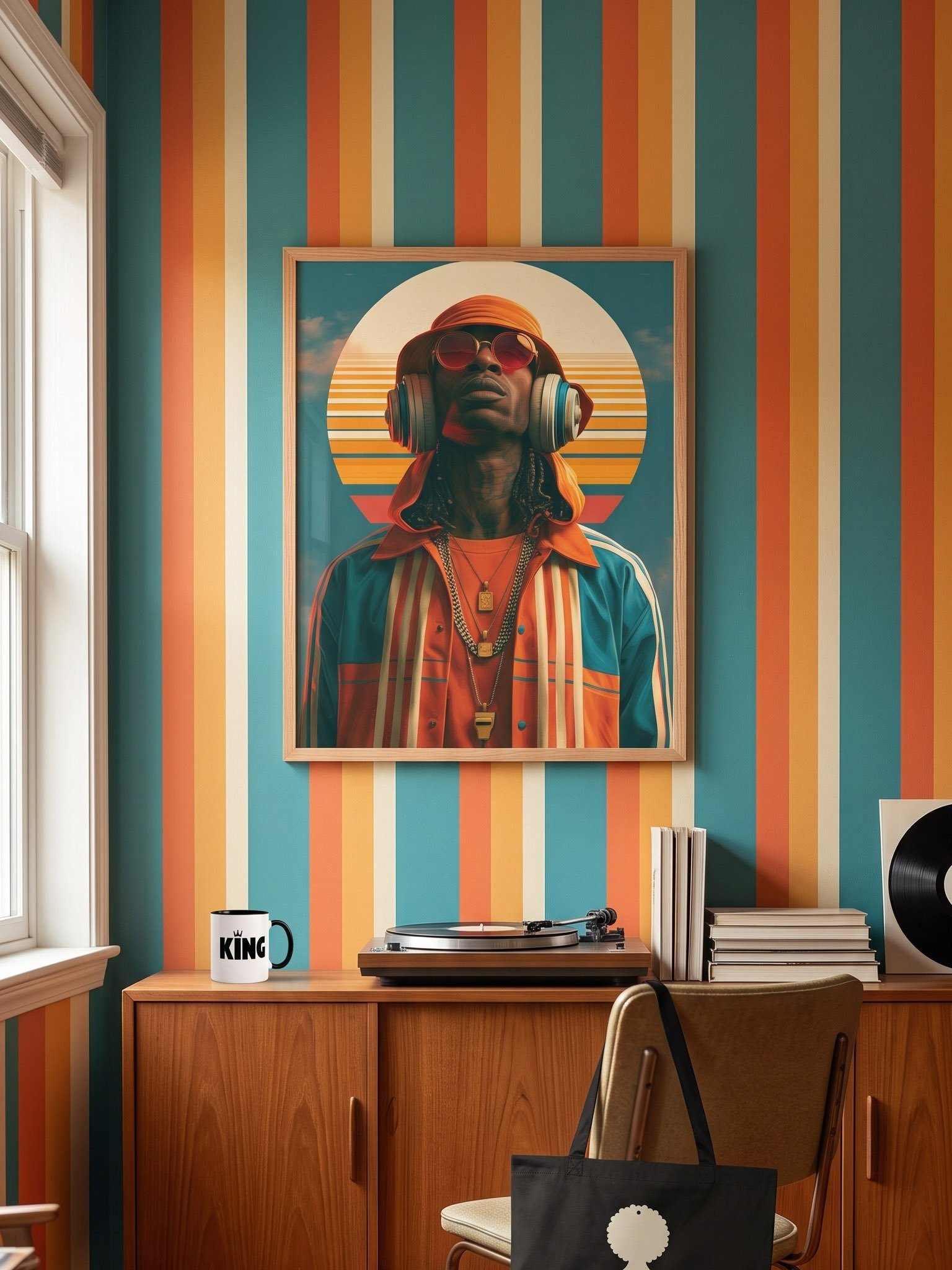Golden Hour · Past Forward No. 1 | Framed Art Print | Originology | Black History X product image (3)