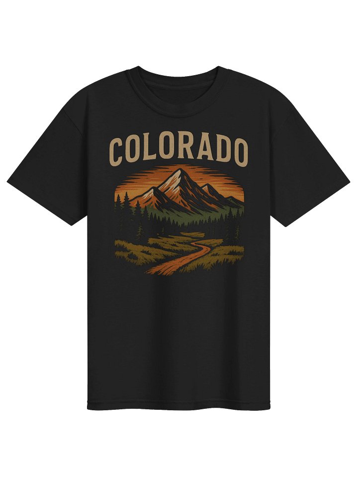 Colorado Mountain Trail T-Shirt | Vintage Outdoor Adventure Tee product image (1)
