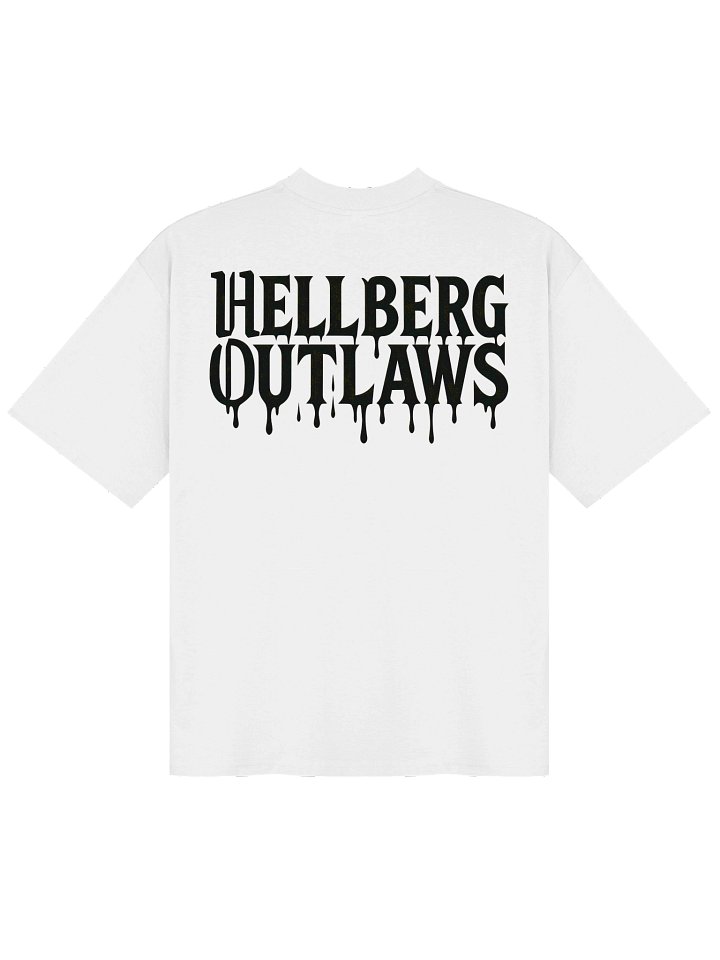 T-Shirt Oversized - Hellberg Outlaws – Hoppá schwarz product image (2)