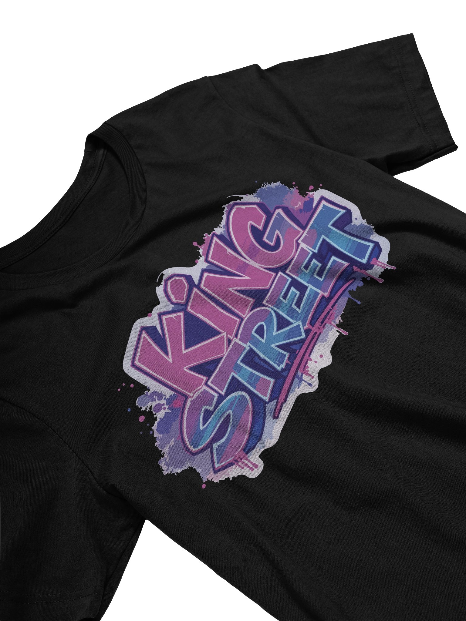 KING STREET Graffiti T-Shirt - Unisex T-Shirt – Premium Printed T-Shirt for Everyday Casual & Streetwear product image (3)