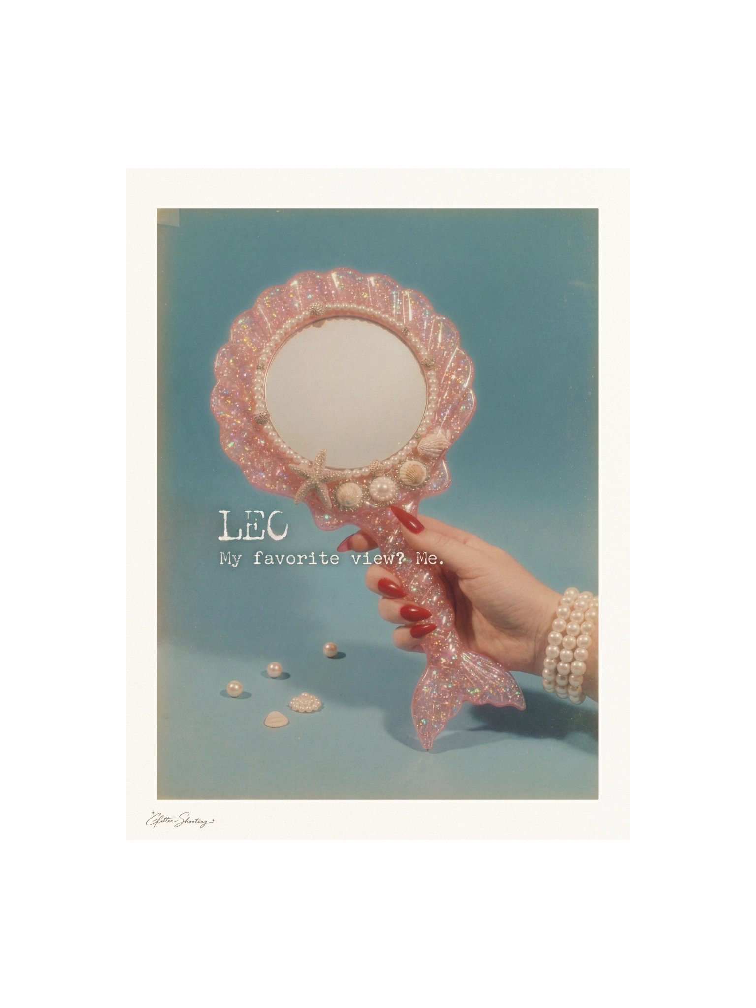 Leo Mermaid Zodiac Art Print product image (1)