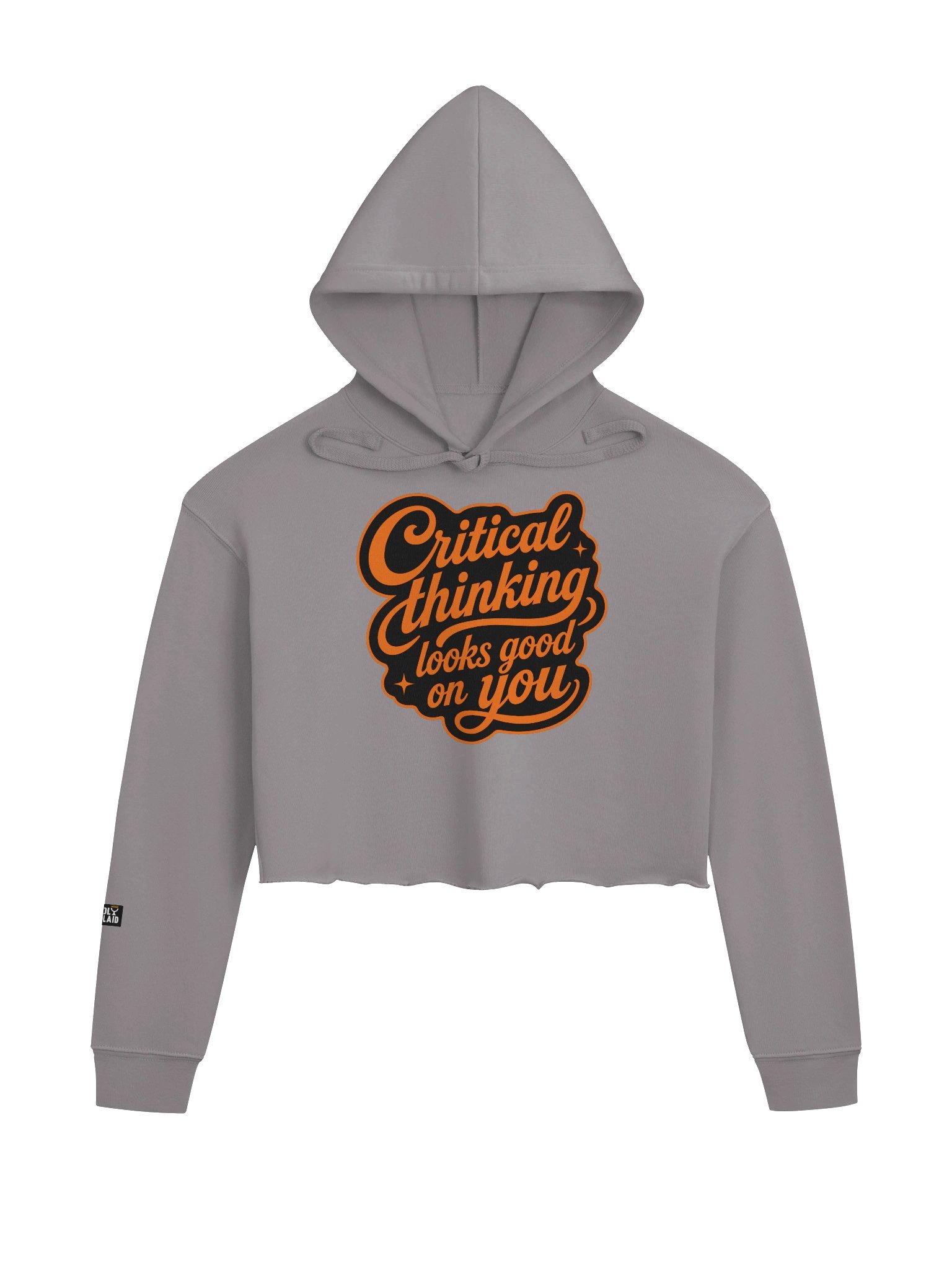 Critical Thinking Looks Good On You - Fleece Crop Hoodie product image (9)
