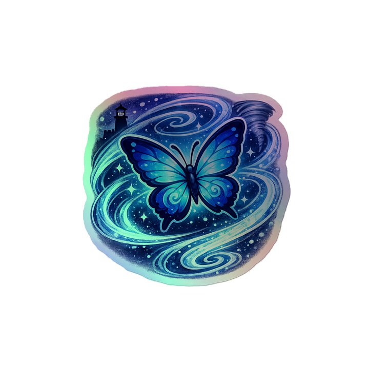 Blue Thought Holo Sticker product image (2)
