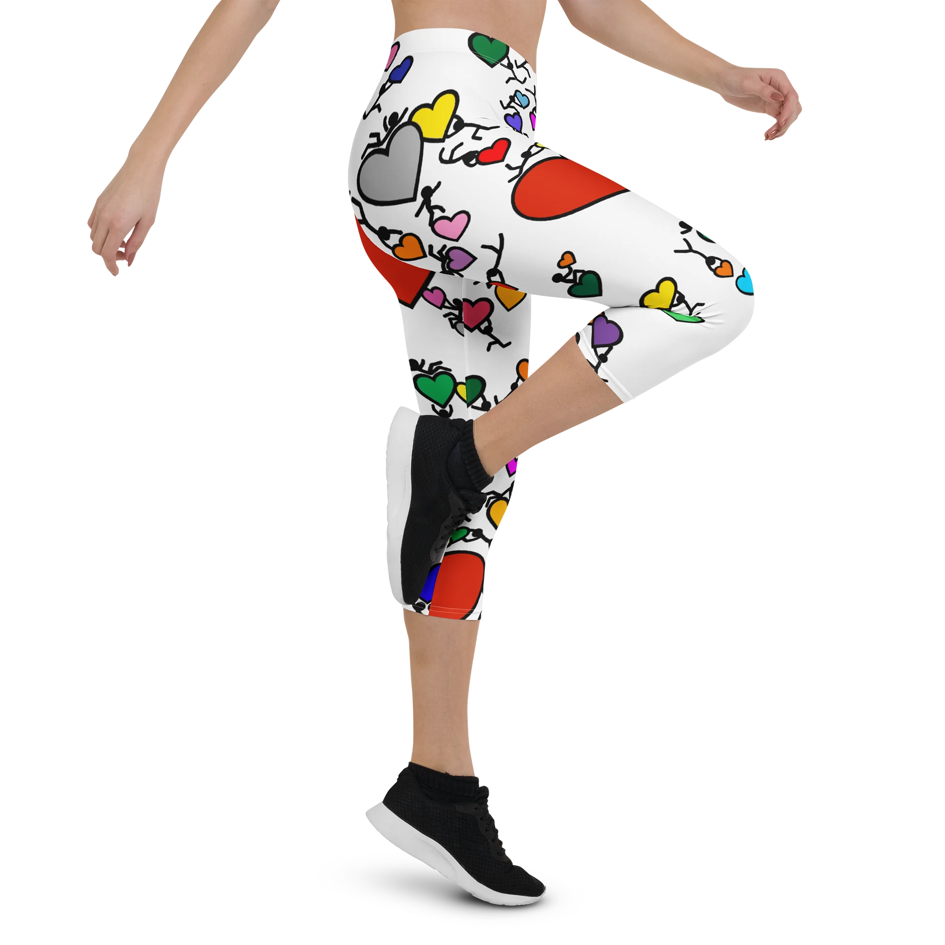 Stickman Art Graffiti Leggings | Designer Heart Streetwear product image (6)
