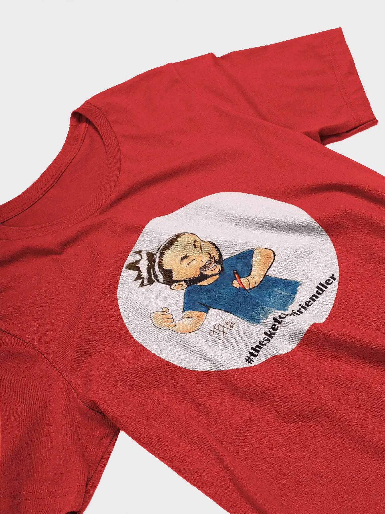 Sketchy Friendler T-shirt product image (3)