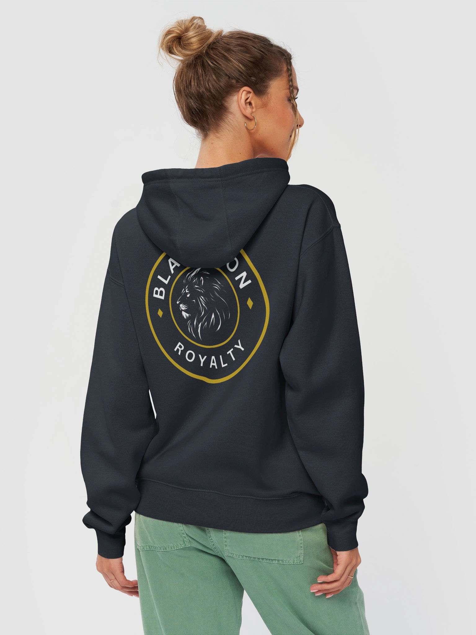 BLACK LION Premium Pullover Royalty Hoodie product image (16)