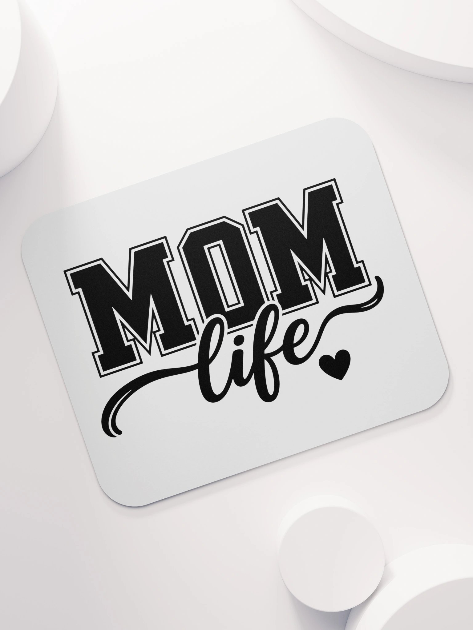 Mom Life Mouse Pad | Varsity Mom Desk Accessory product image (7)