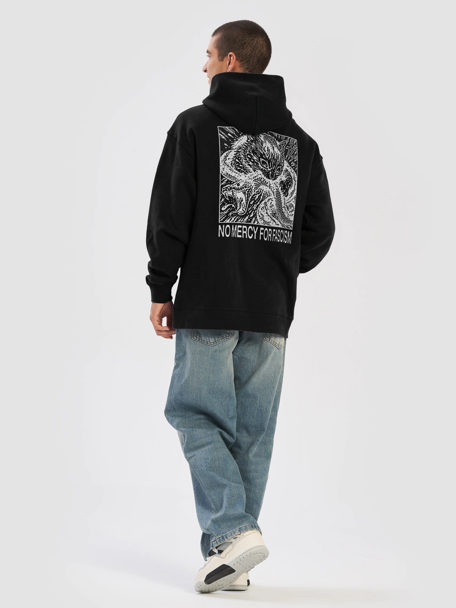 NO MERCY - Hoodie. black vers. product image (6)