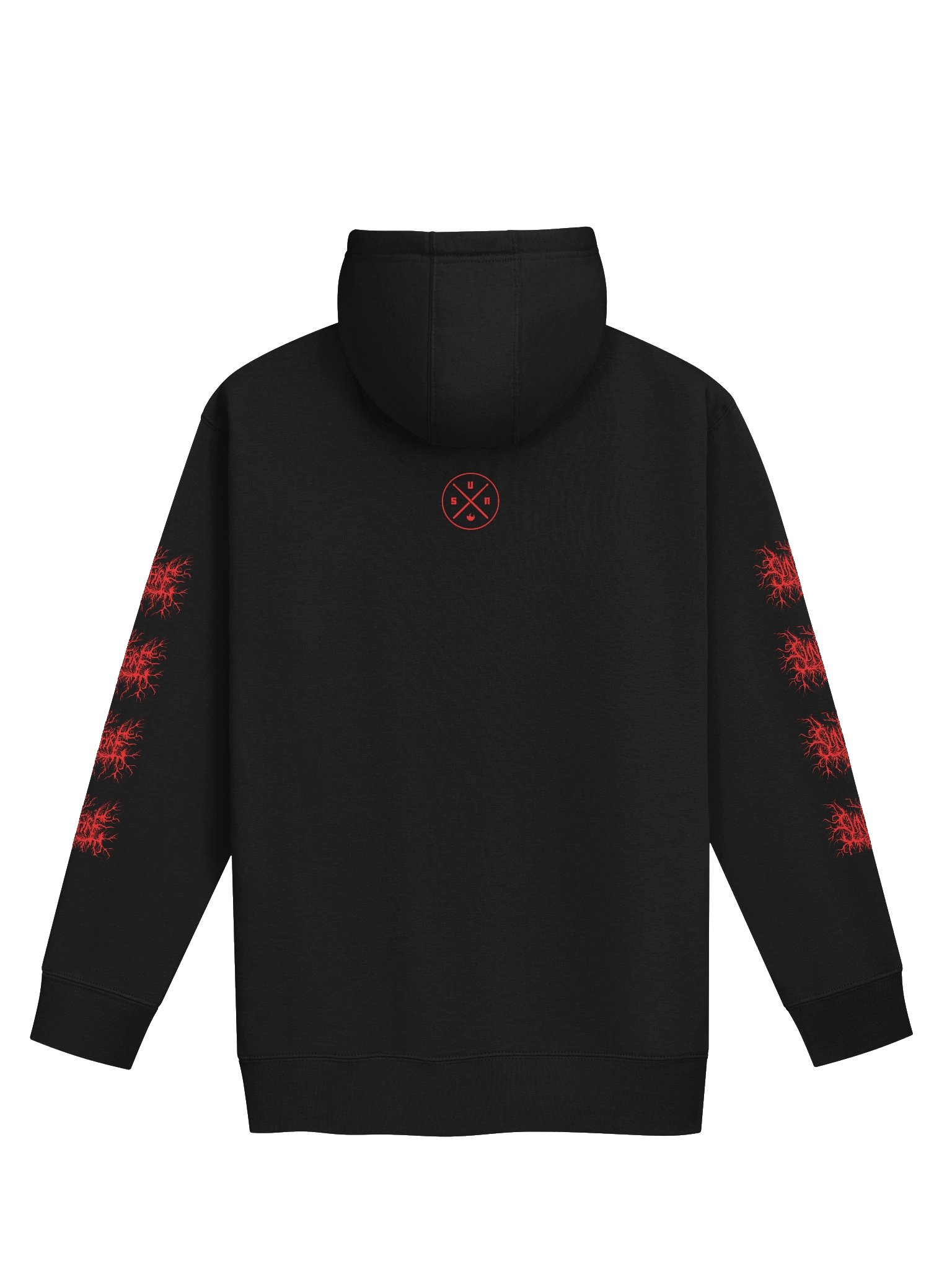 Sunfyre Red Metal Logo Hoodie product image (2)