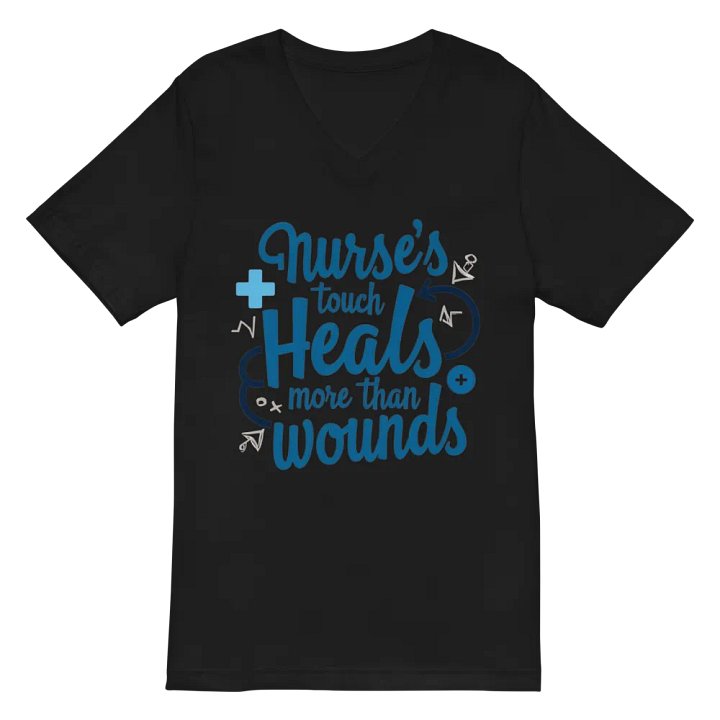 Nurse's Touch V-Neck Tee product image (3)