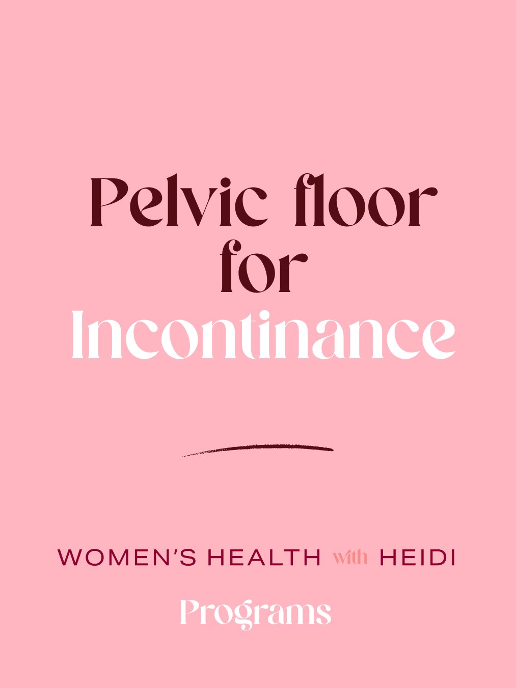 Pelvic floor for Incontinence product image (1)