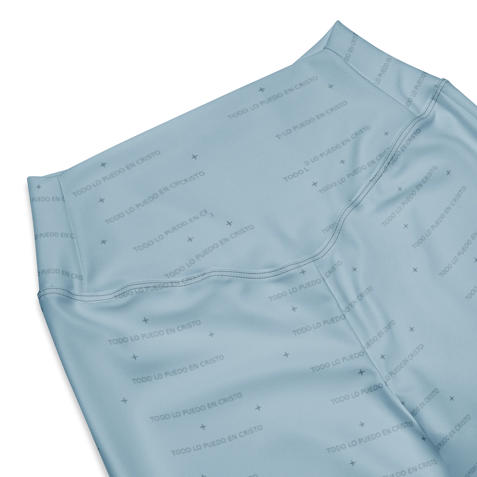 Flare Leggings — Women Who Lift (Baby Blue) product image (11)