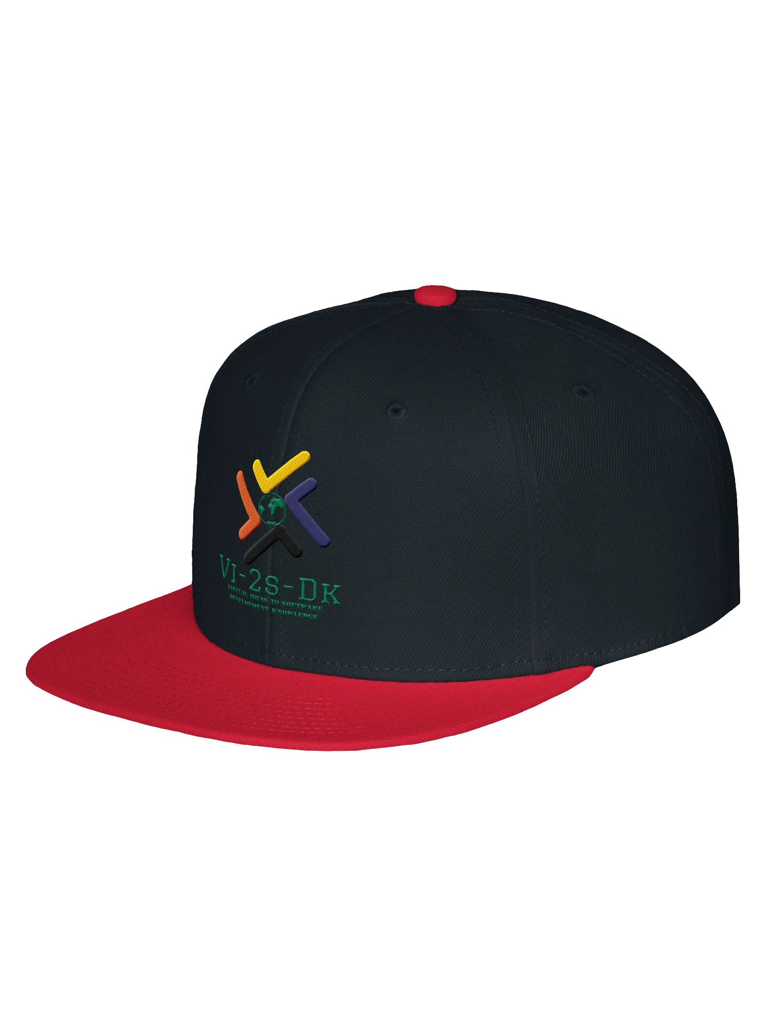 Vi-2s-Dk Logo Snapback Cap - Front ONLY product image (10)