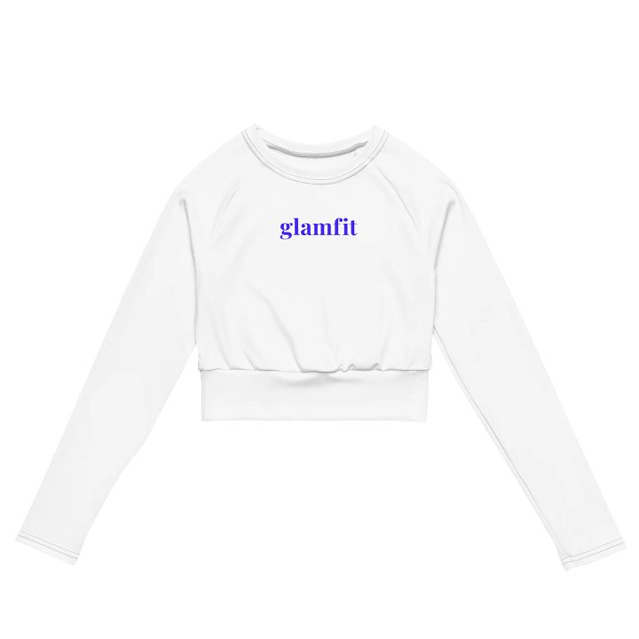 Glamfit Crop Purple Long Sleeve product image (2)