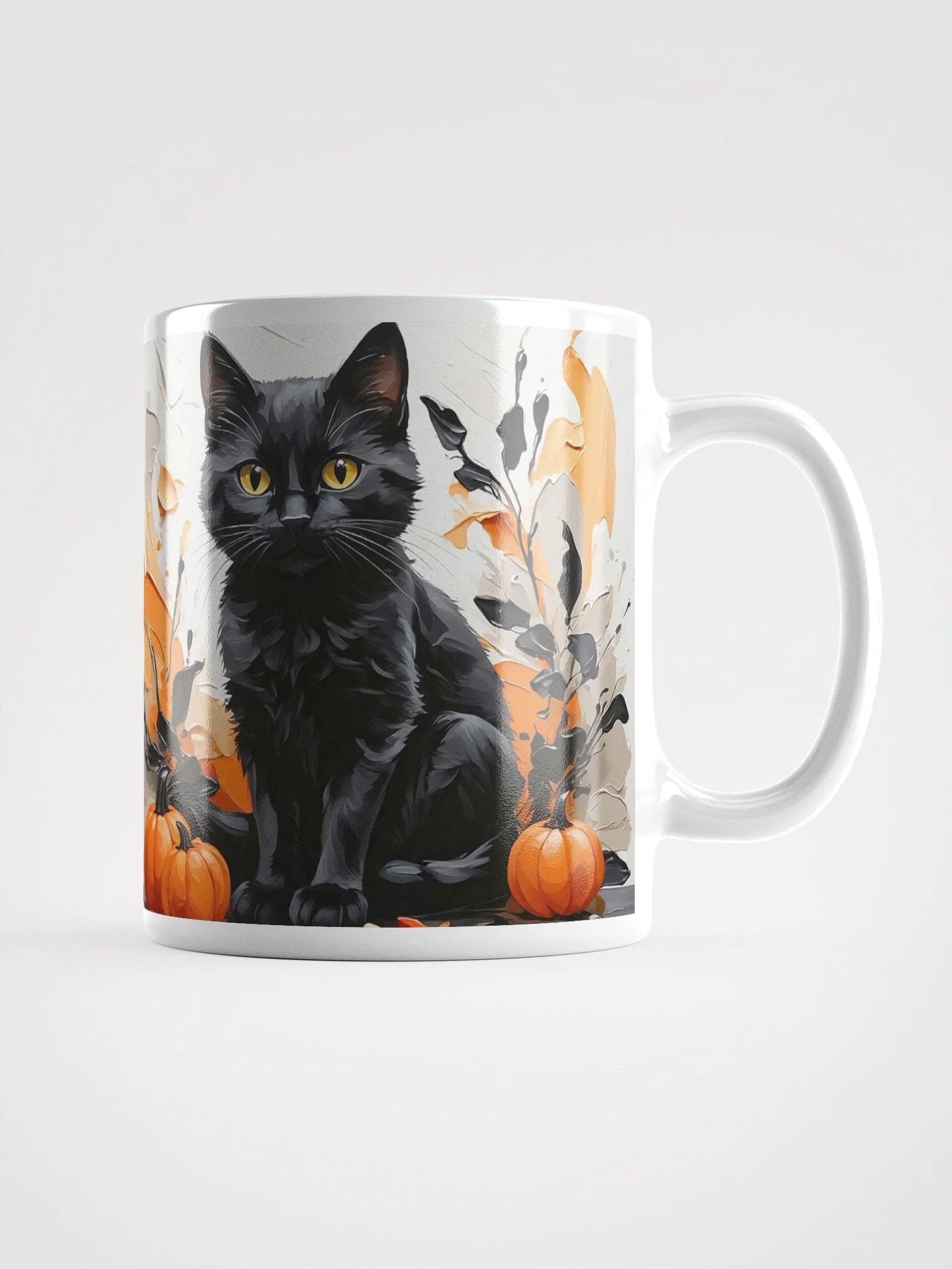 Dark Purr Black Cat Mug product image (1)