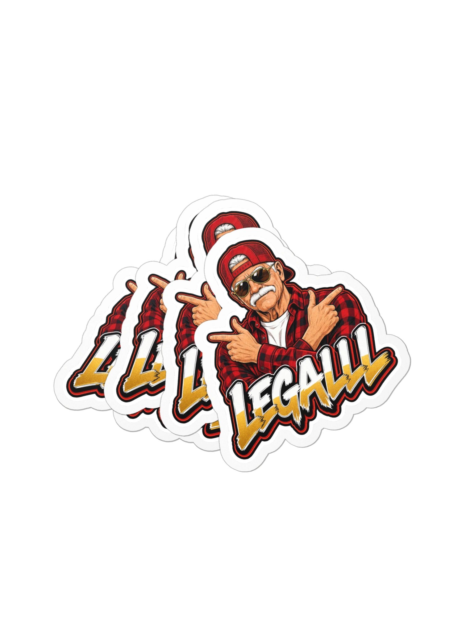 LEGALLL Sticker (Finger Guns) product image (3)
