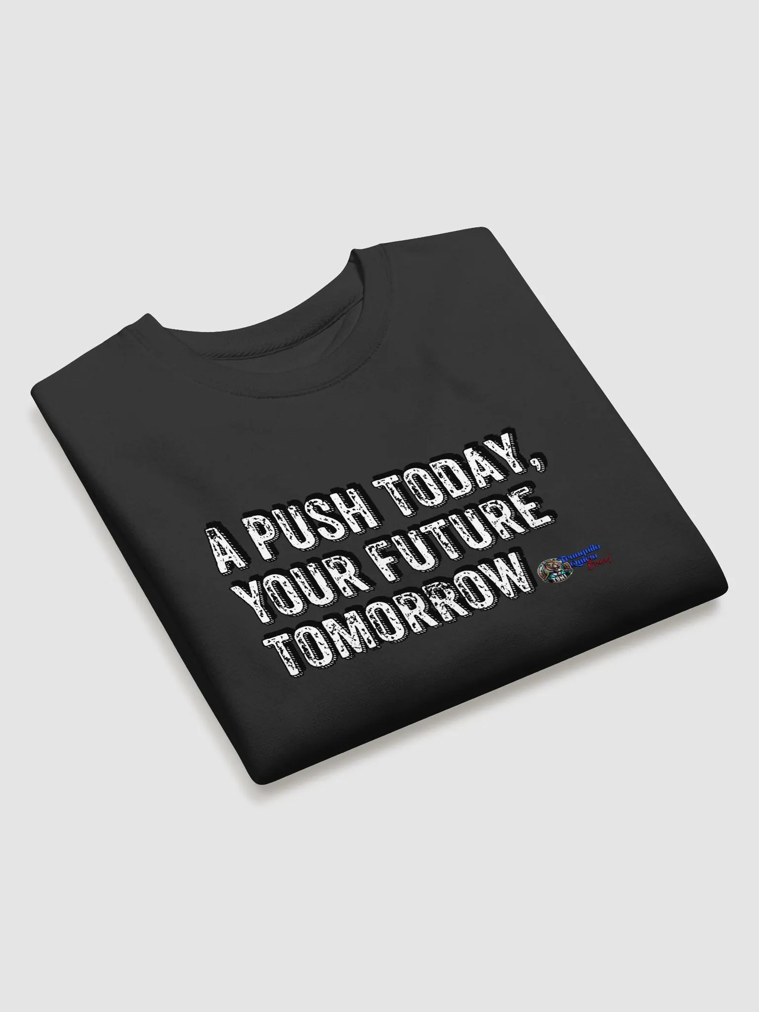 "A Push Today" Premium Crewneck Sweatshirt - Tranquilo Quieto Brand product image (3)
