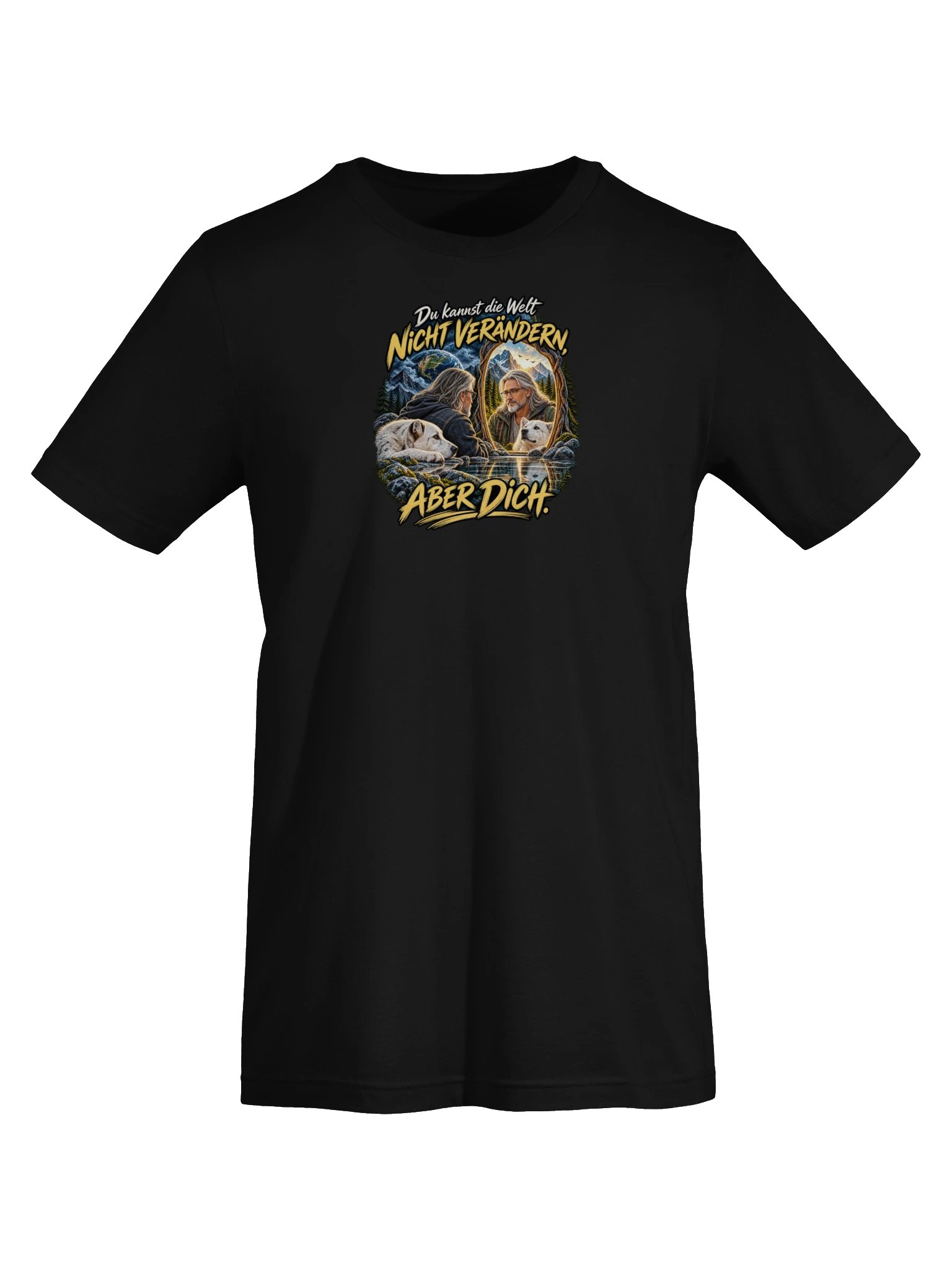 Aber dich – Waldspiegel II | Unisex-T-Shirt product image (13)