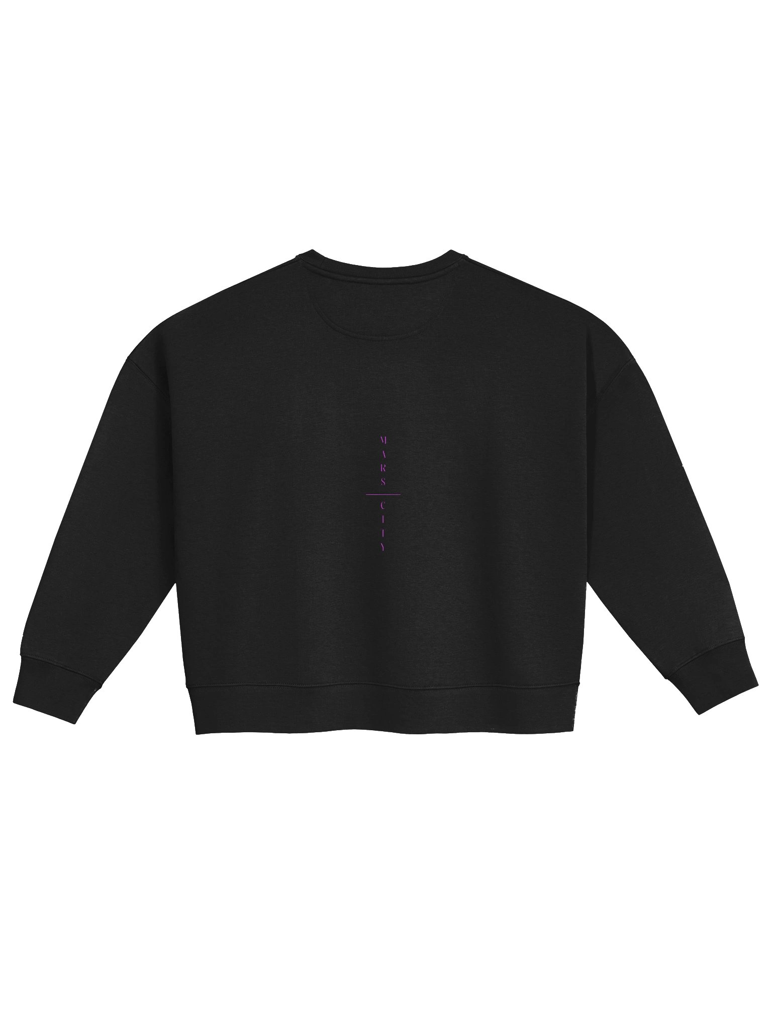 Neon Crown Graffiti Urban Martian Ladies Cropped Sweatshirt product image (2)