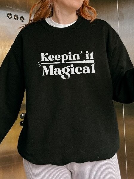 Be Magical Cozy Fall Minimalist Sweatshirt product image (4)