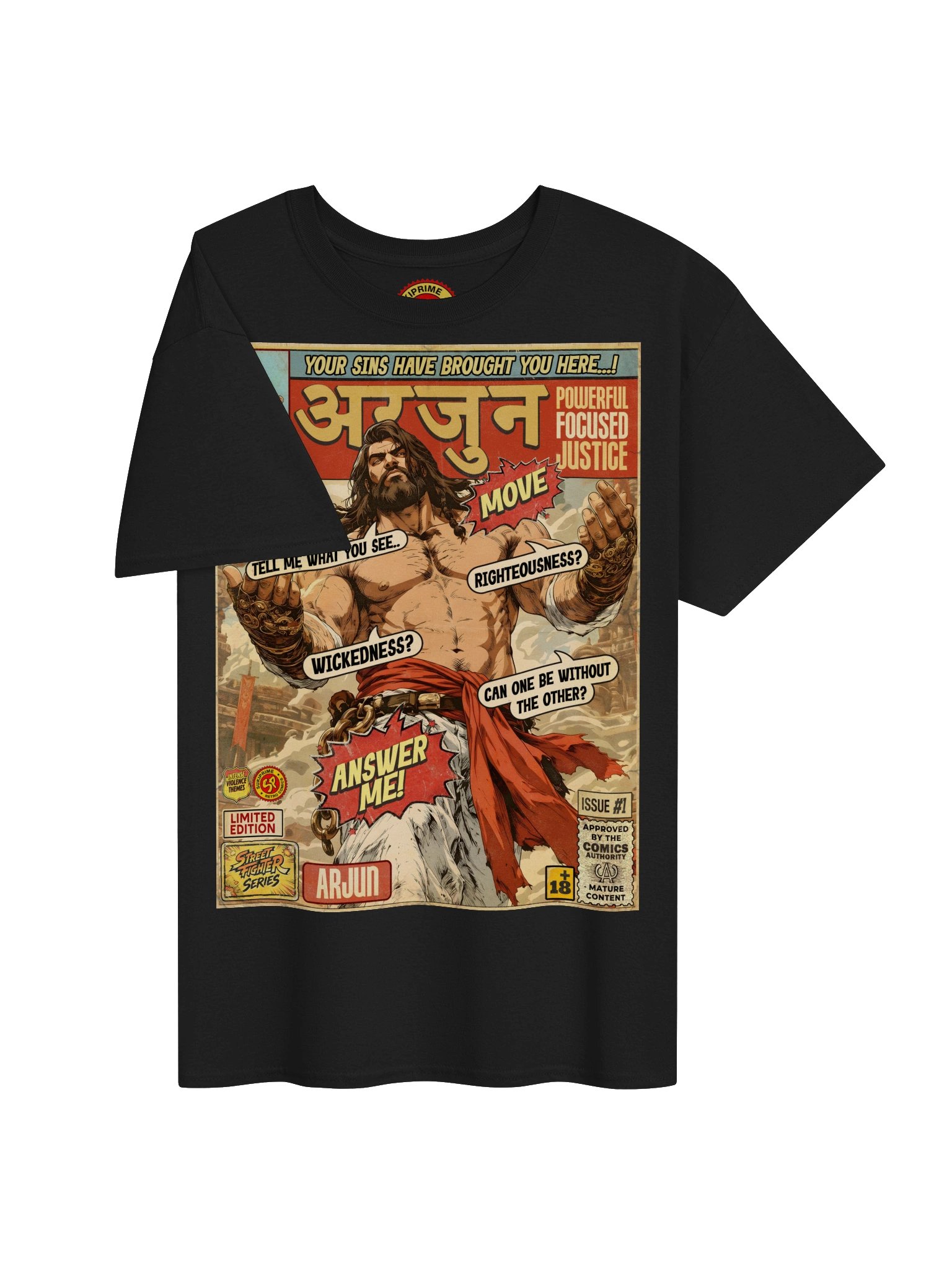 Arjun Comic Art Gaming T-Shirt product image (3)