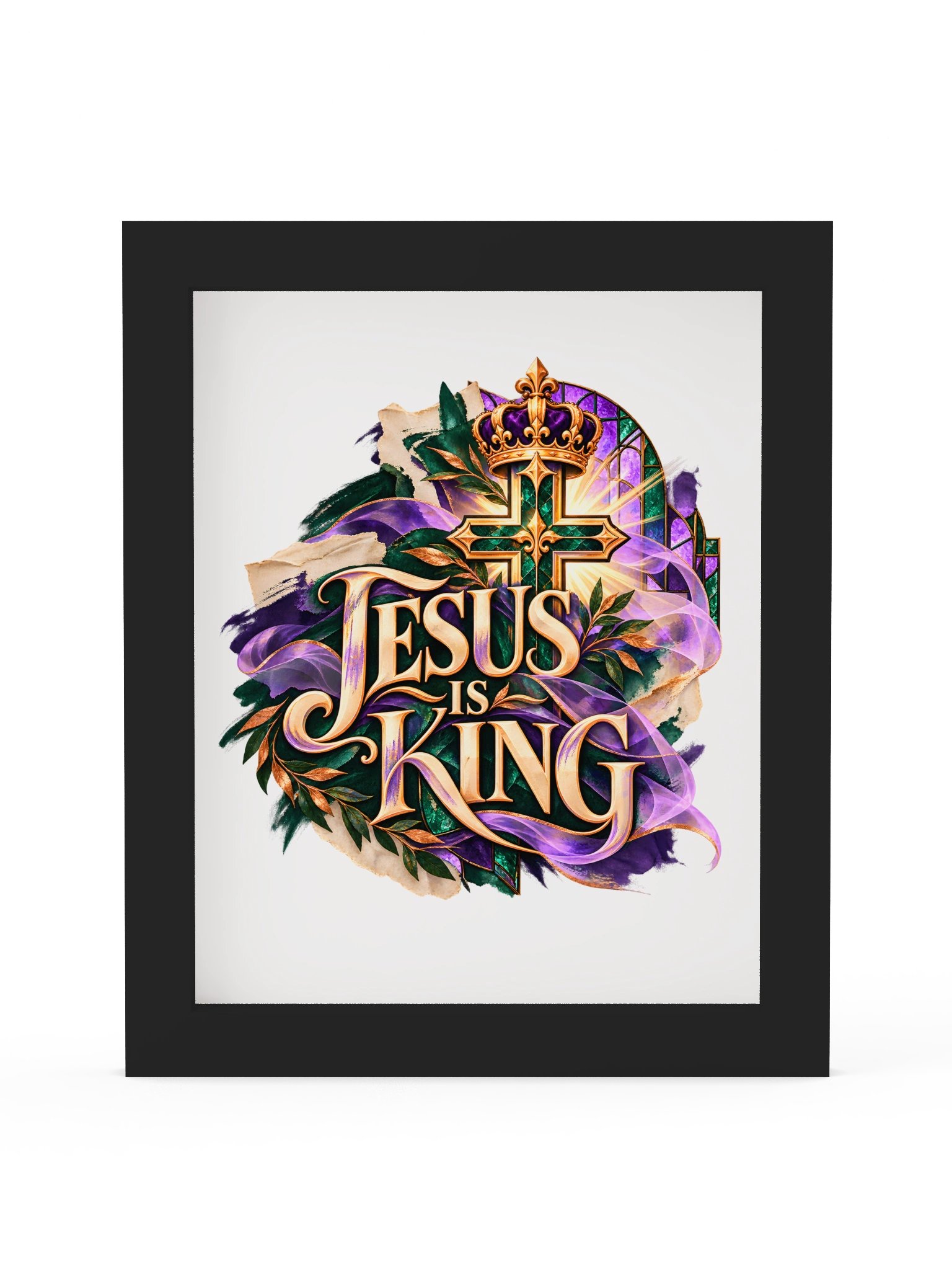 Jesus Is King Framed Poster product image (1)