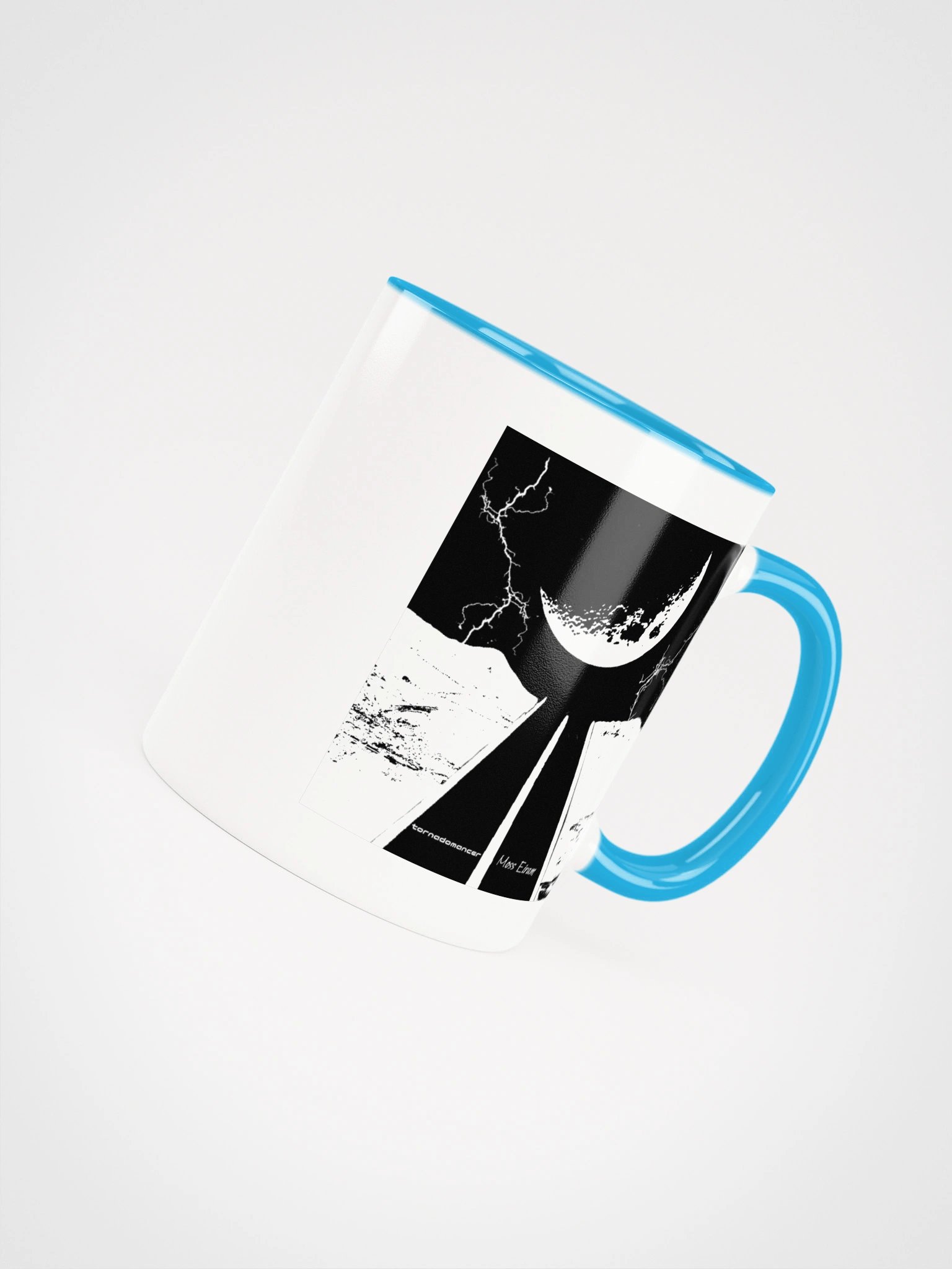Tornadomancer Ceramic Mug (Black & White Logo) product image (4)