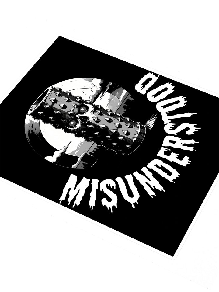 Misunderstood Spike Skull Sticker Sheet product image (2)